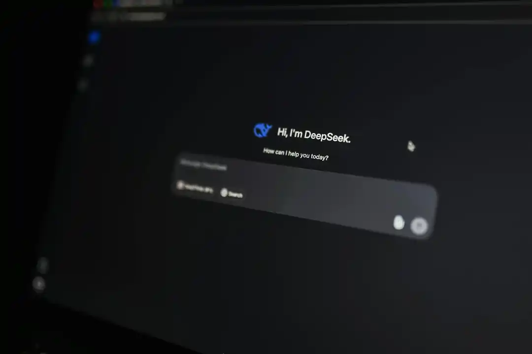 コンピュータ画面に表示されたAIチャットインターフェースのクローズアップ