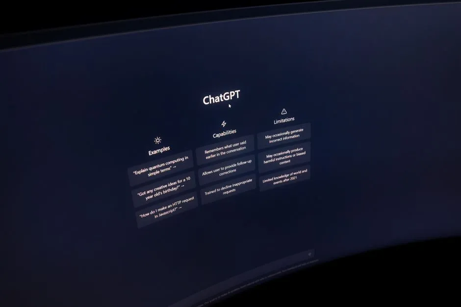 ダークモードの画面に表示されたChatGPTの操作画面