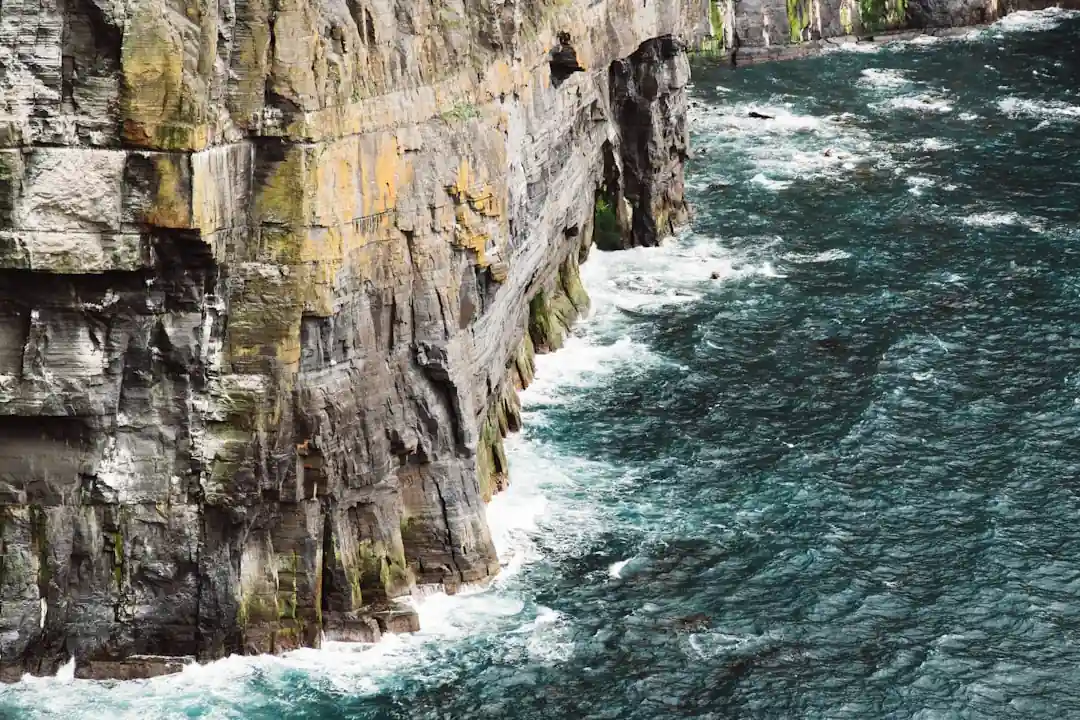 アイルランドのモハーの断崖の風景