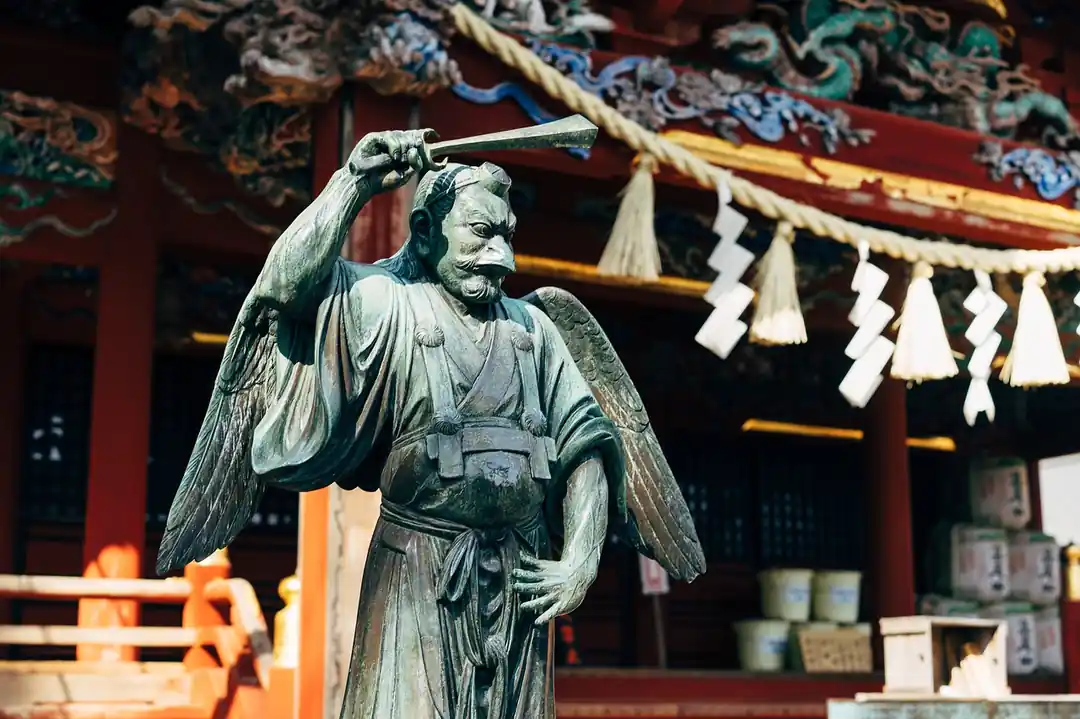 高尾山薬王院の天狗の像